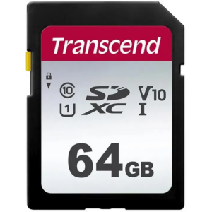 Карта памяти 64GB SD Transcend 300S (TS64GSDC300S)
