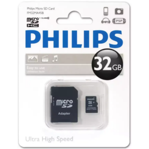 Карта памяти MicroSDHC 32Gb Philips FM32MA45B/97