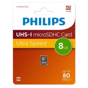 Карта памяти MicroSDHC 8Gb Philips FM08MD55B/97