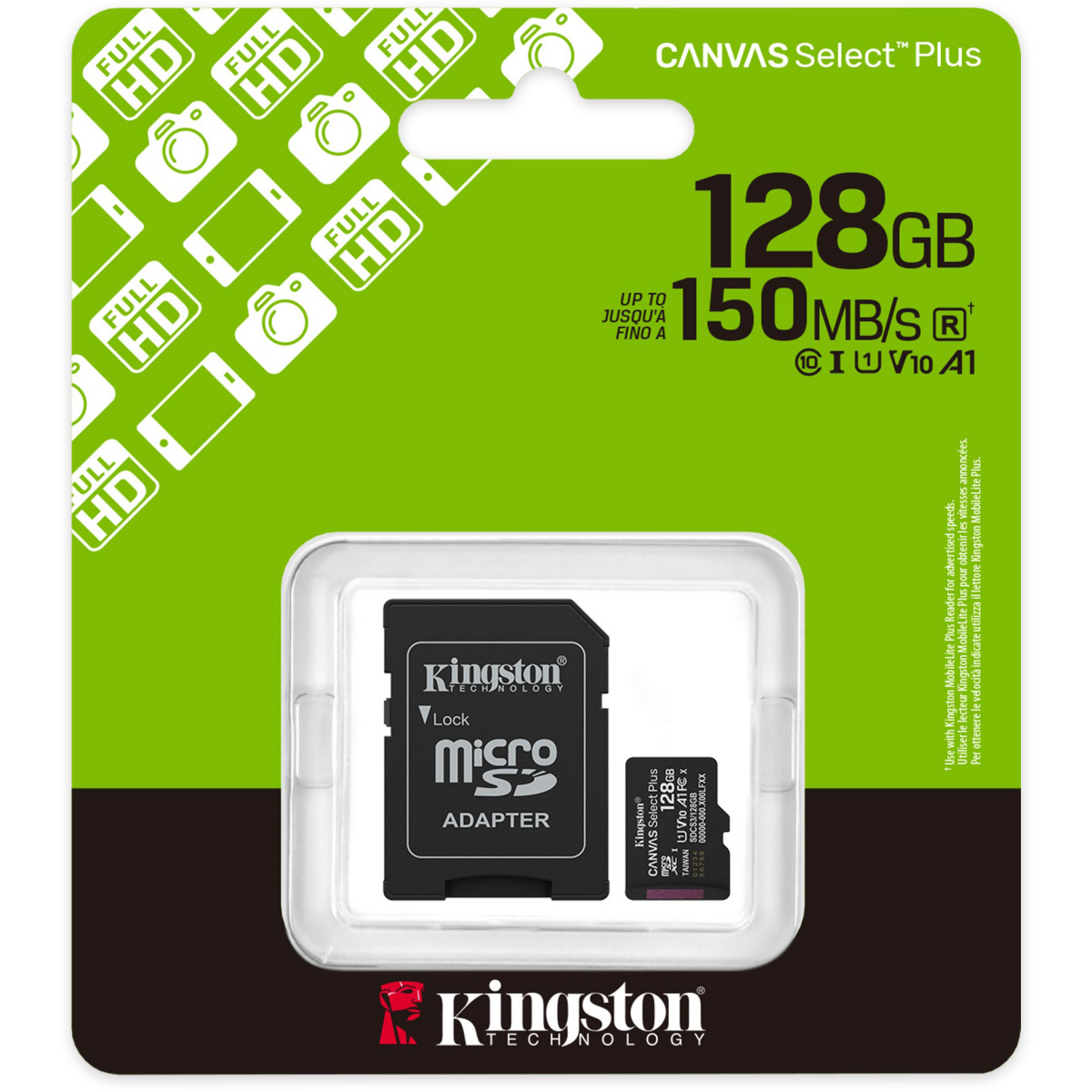 Карта памяти microSDXC 128GB Kingston SDCS3/128GB — изображение 3