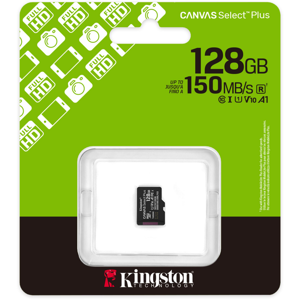 Карта памяти microSDXC 128GB Kingston SDCS3/128GBSP — изображение 3