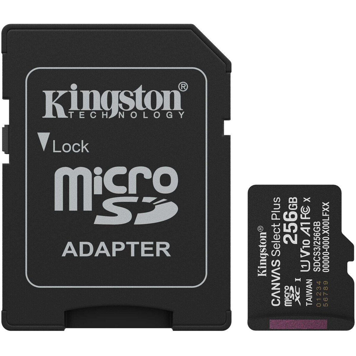 Карта памяти microSDXC 256GB Kingston SDCS3/256GB