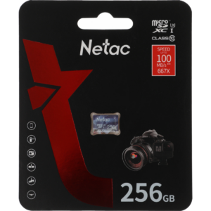 Карта памяти microSDXC 256GB Netac NT02P500ULT-256G-S