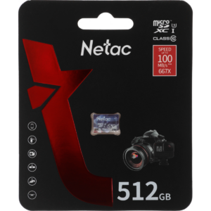 Карта памяти microSDXC 512GB Netac NT02P500ULT-512G-S