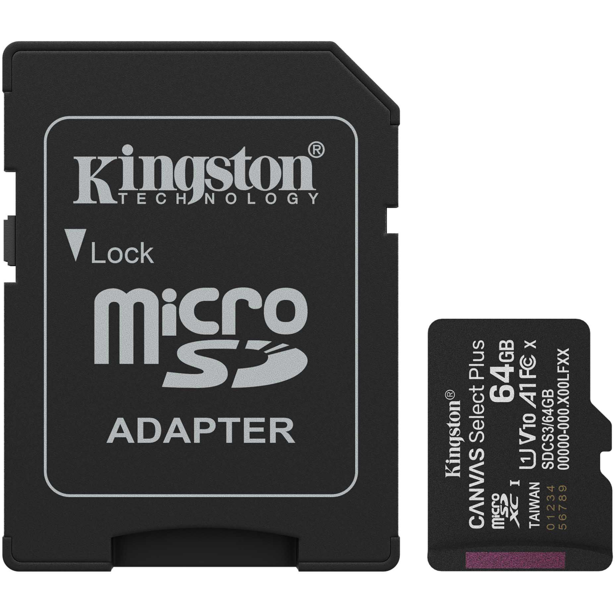 Карта памяти MicroSDXC 64Gb Kingston SDCS3/64GB