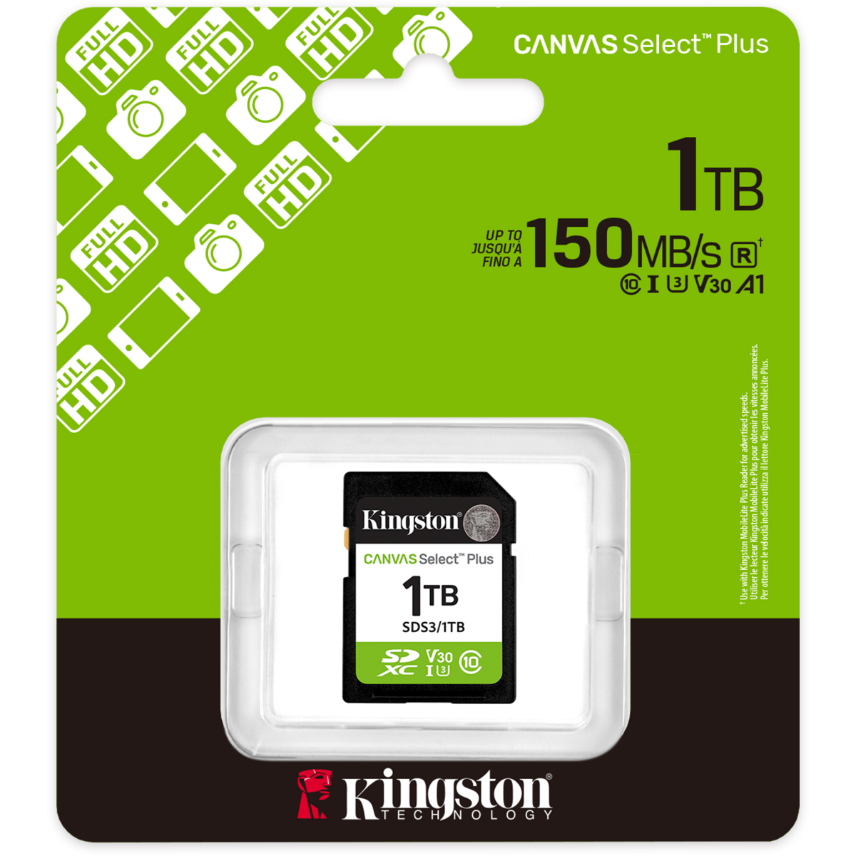 Карта памяти SDXC 1024Gb Kingston SDS3/1TB — изображение 3