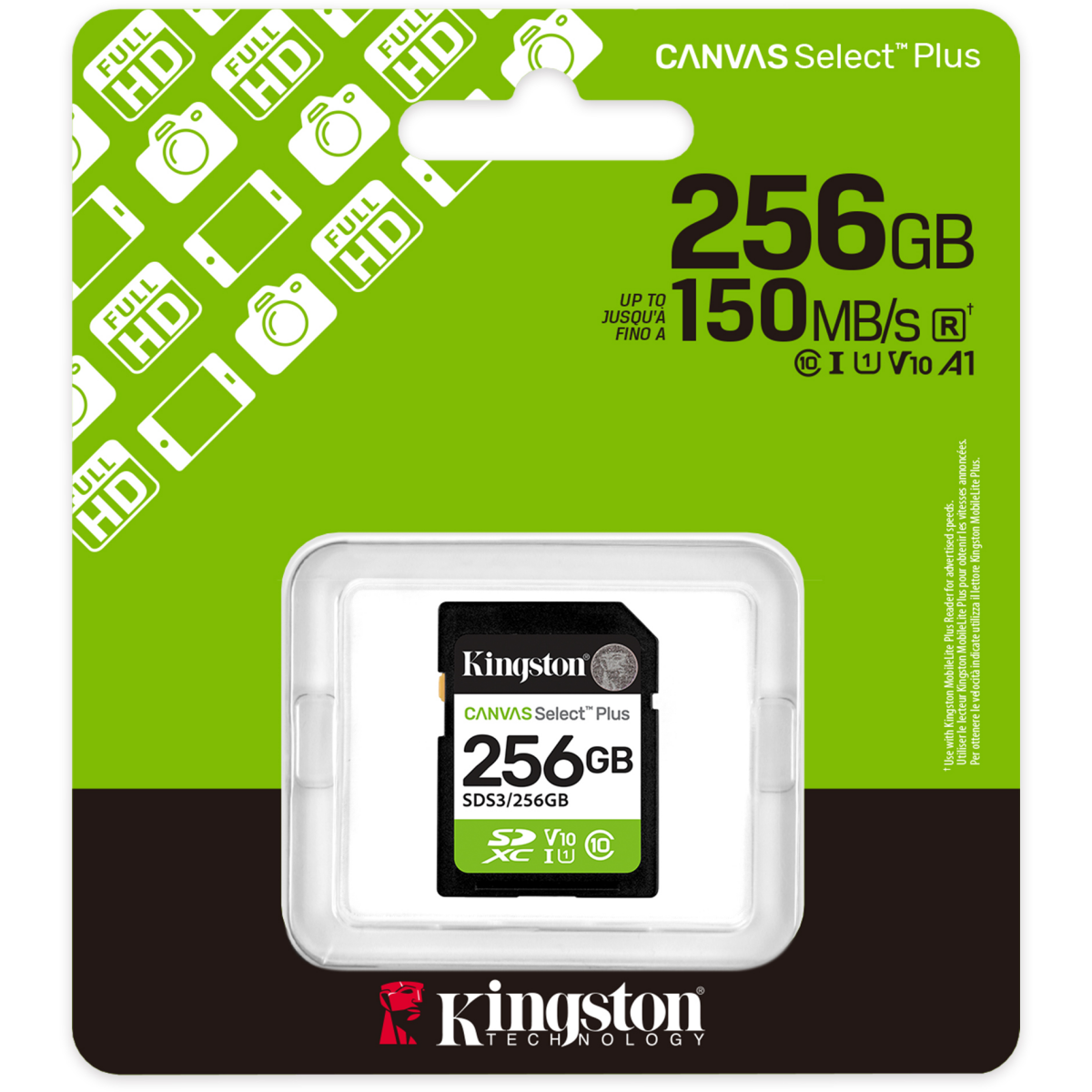 Карта памяти SDXC 256Gb Kingston SDS3/256GB — изображение 3