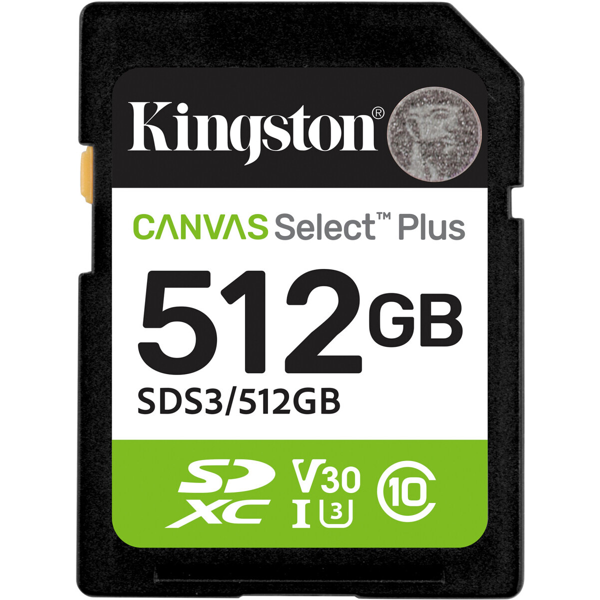 Карта памяти SDXC 512Gb Kingston SDS3/512GB