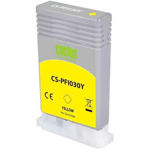 Картридж Cactus CS-PFI030Y Yellow — изображение 2