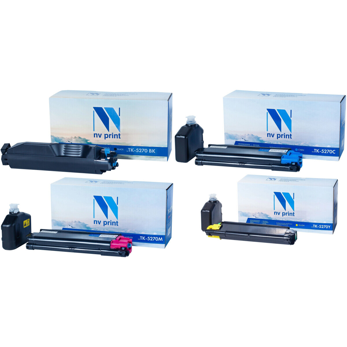 Картридж NV Print TK-5270 Black/Cyan/Magenta/Yellow