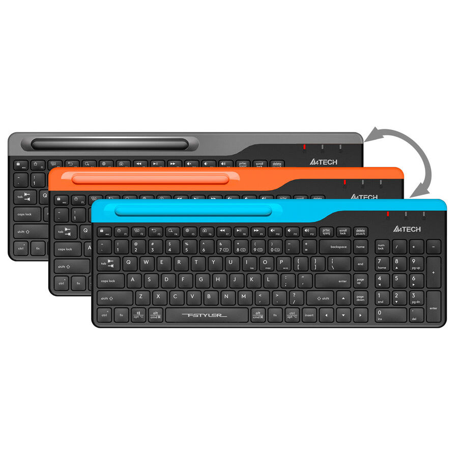 Клавиатура A4Tech Fstyler FBK25 Black/Grey — изображение 7