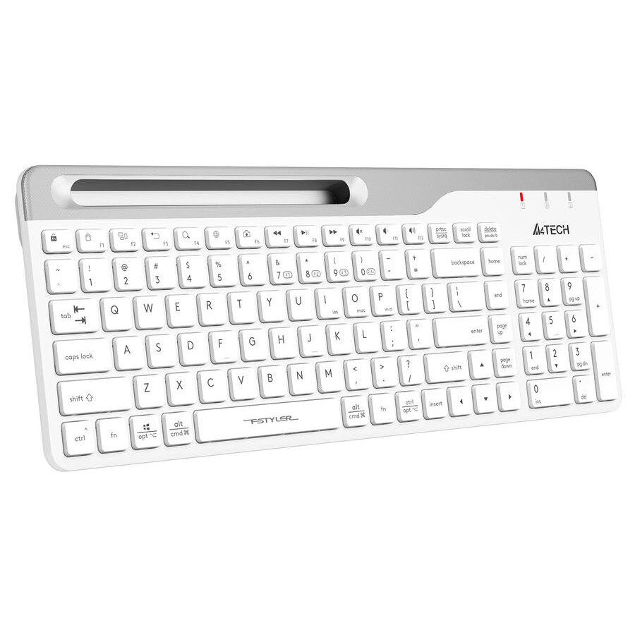 Клавиатура A4Tech Fstyler FBK25 White/Grey — изображение 3