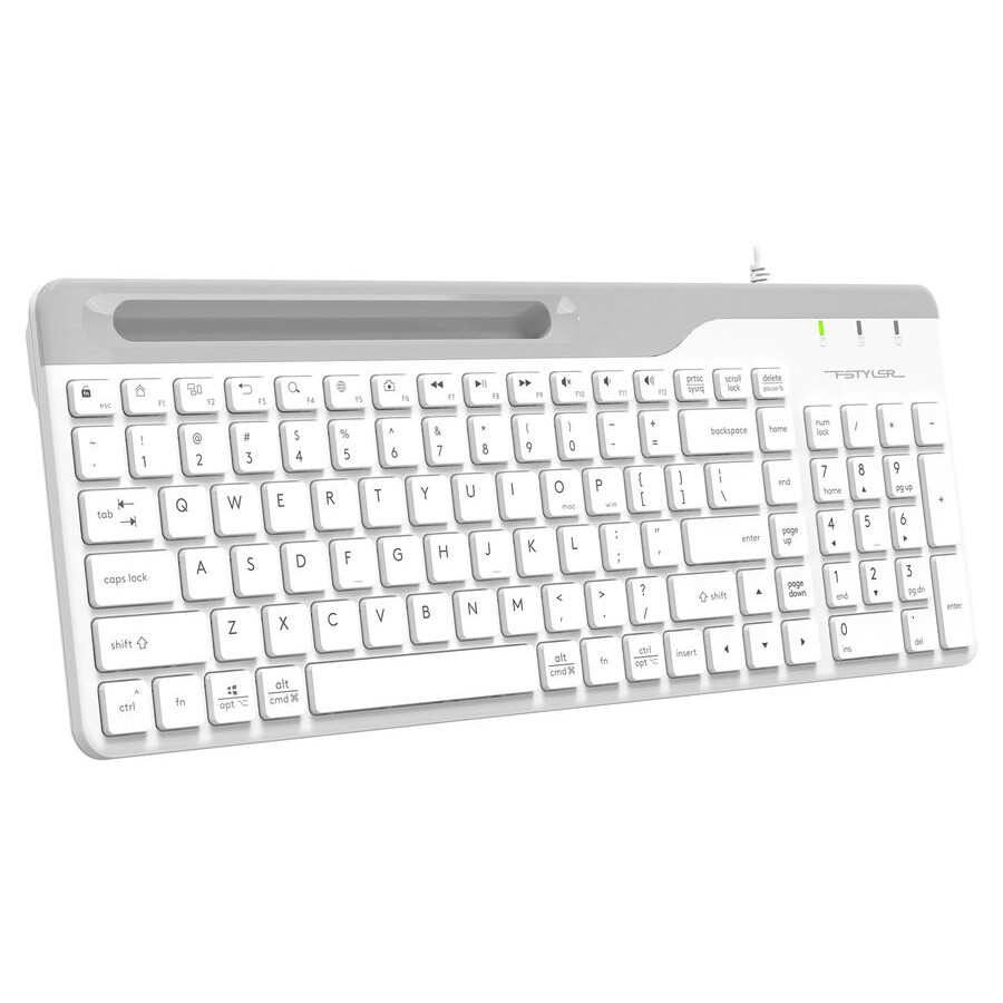 Клавиатура A4Tech Fstyler FK25 White/Grey — изображение 3