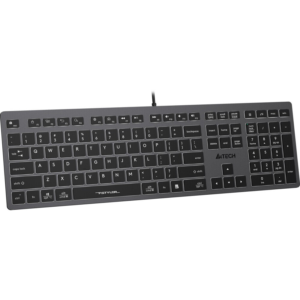 Клавиатура A4Tech Fstyler FX60 Grey/White — изображение 2