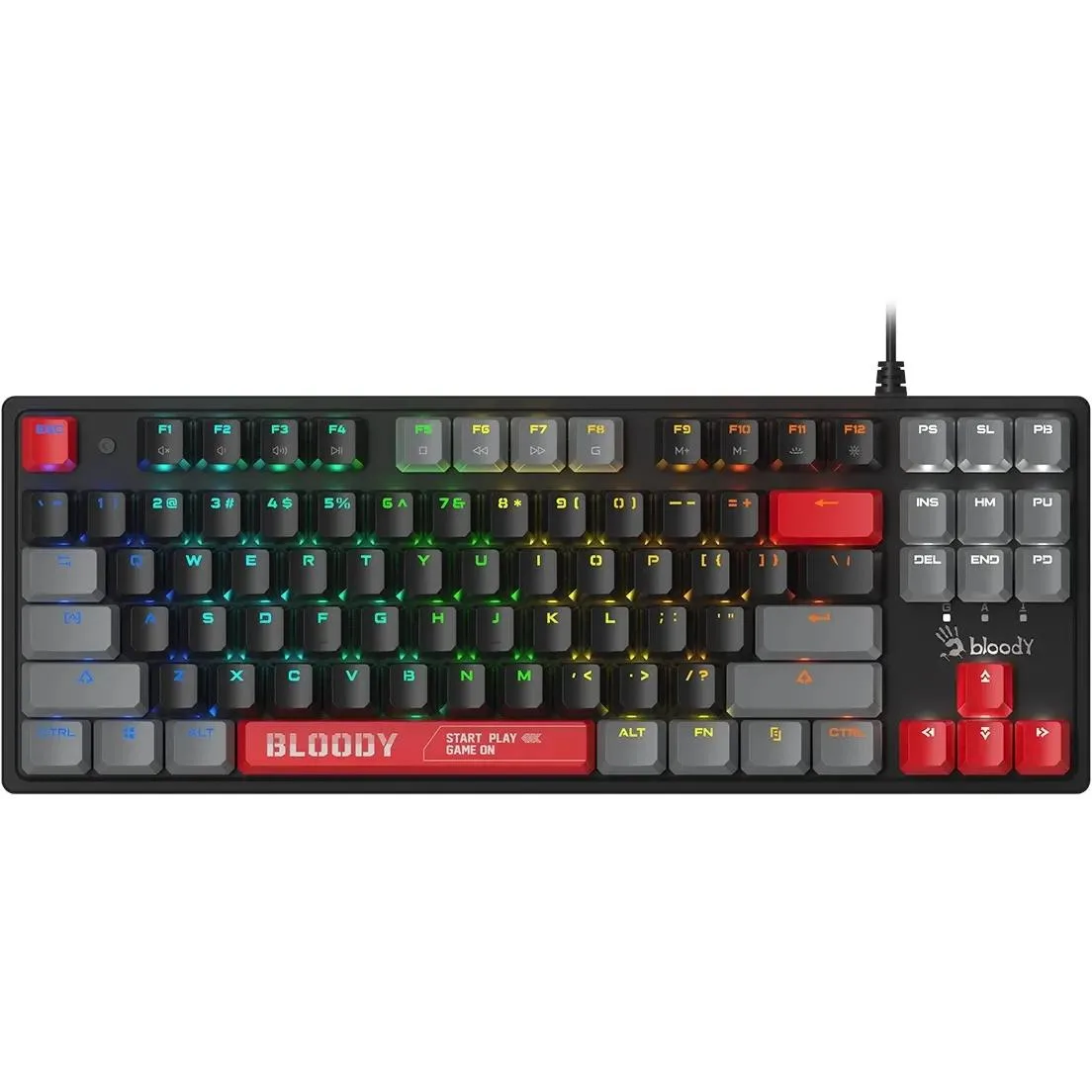 Клавиатура A4Tech S310N Black/Red/Grey