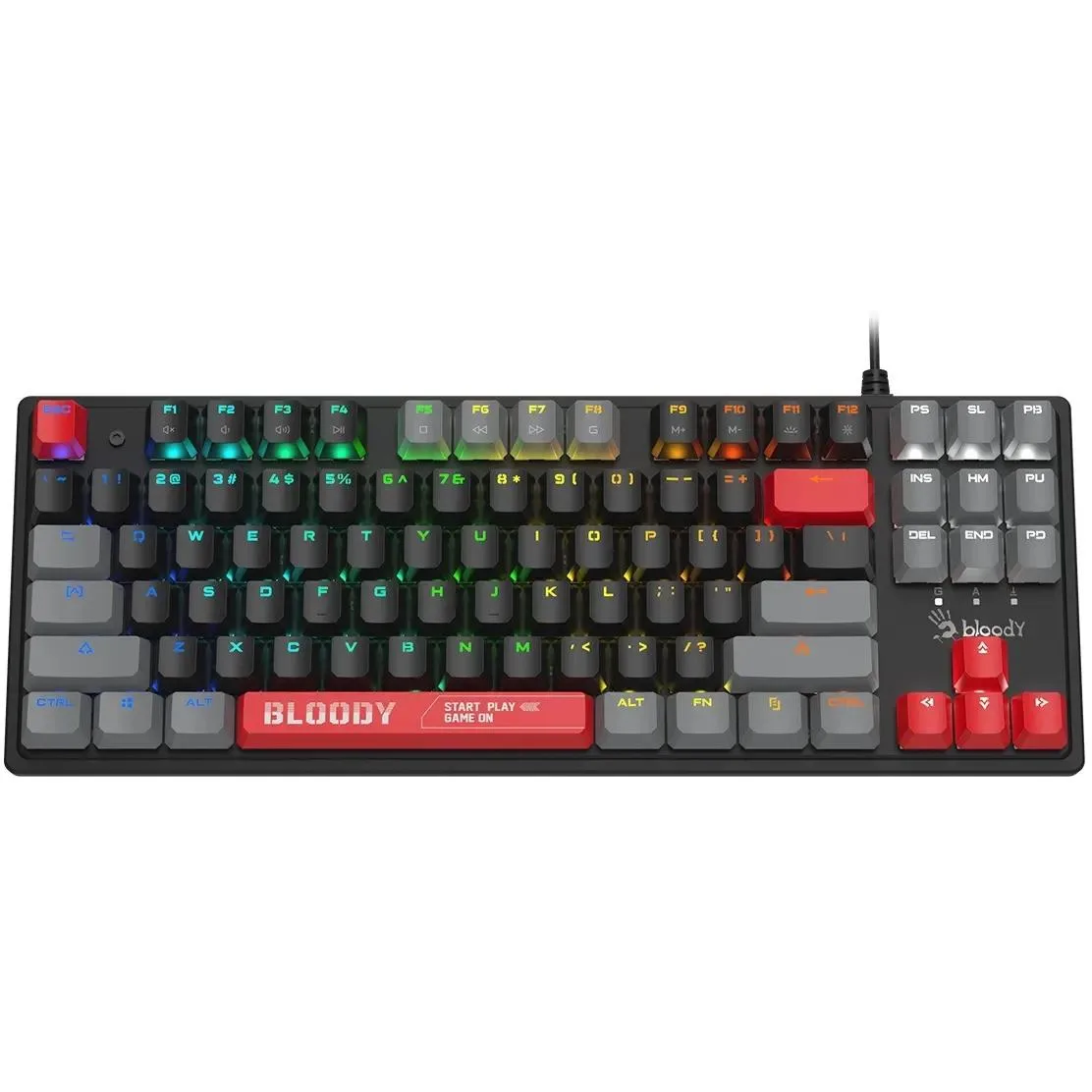 Клавиатура A4Tech S310N Black/Red/Grey — изображение 2