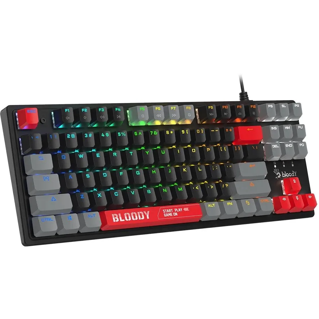 Клавиатура A4Tech S310N Black/Red/Grey — изображение 4