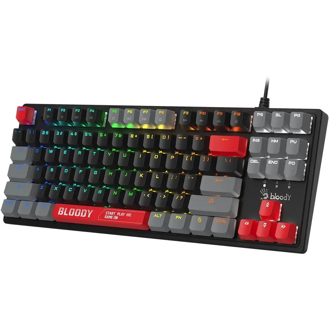 Клавиатура A4Tech S310N Black/Red/Grey — изображение 5