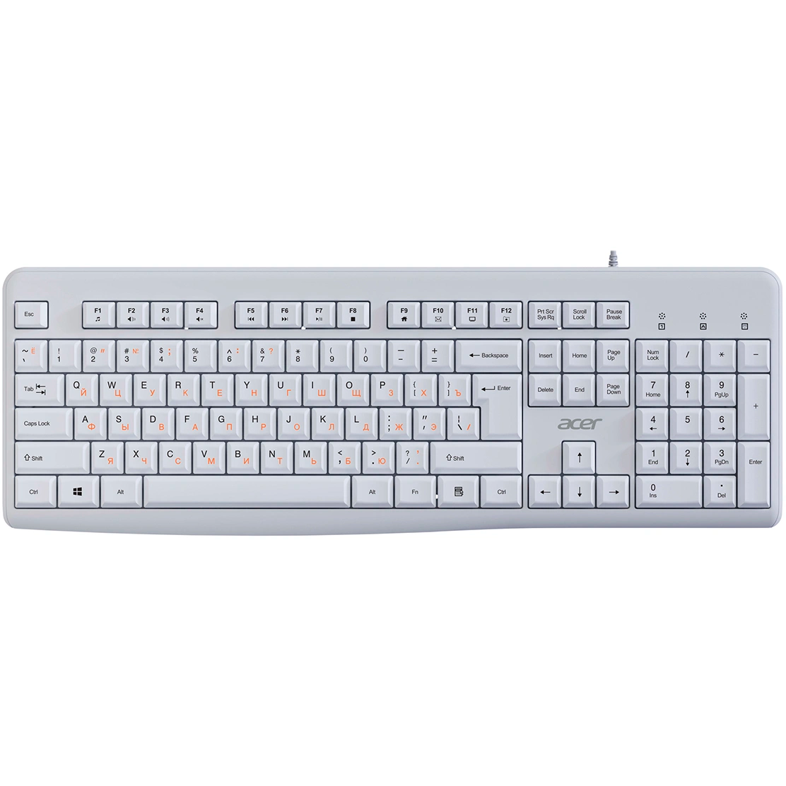 Клавиатура Acer OKW500 White