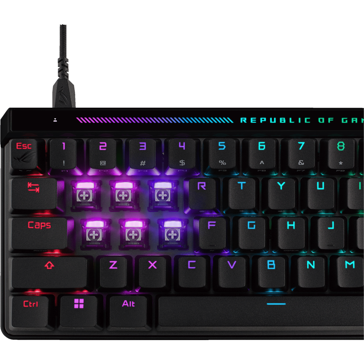 Клавиатура ASUS ROG Falchion Ace HFX Black — изображение 4