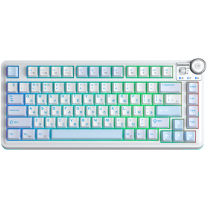 Клавиатура AULA AU75 Light Blue/White