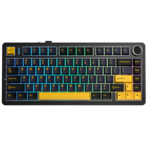 Клавиатура AULA F75 Black/Dark Blue/Orange (Reaper Green Switches)