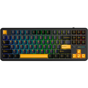 Клавиатура AULA F87 3in1 Black-Dark Blue-Orange