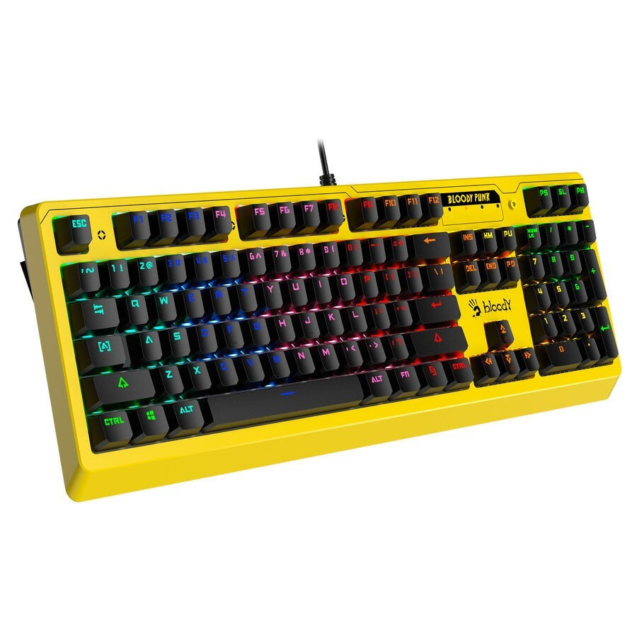 Клавиатура Bloody B810RC Punk Yellow — изображение 3
