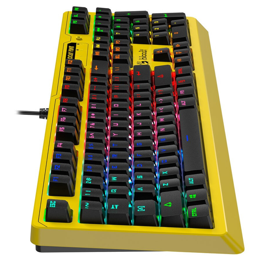 Клавиатура Bloody B810RC Punk Yellow — изображение 4