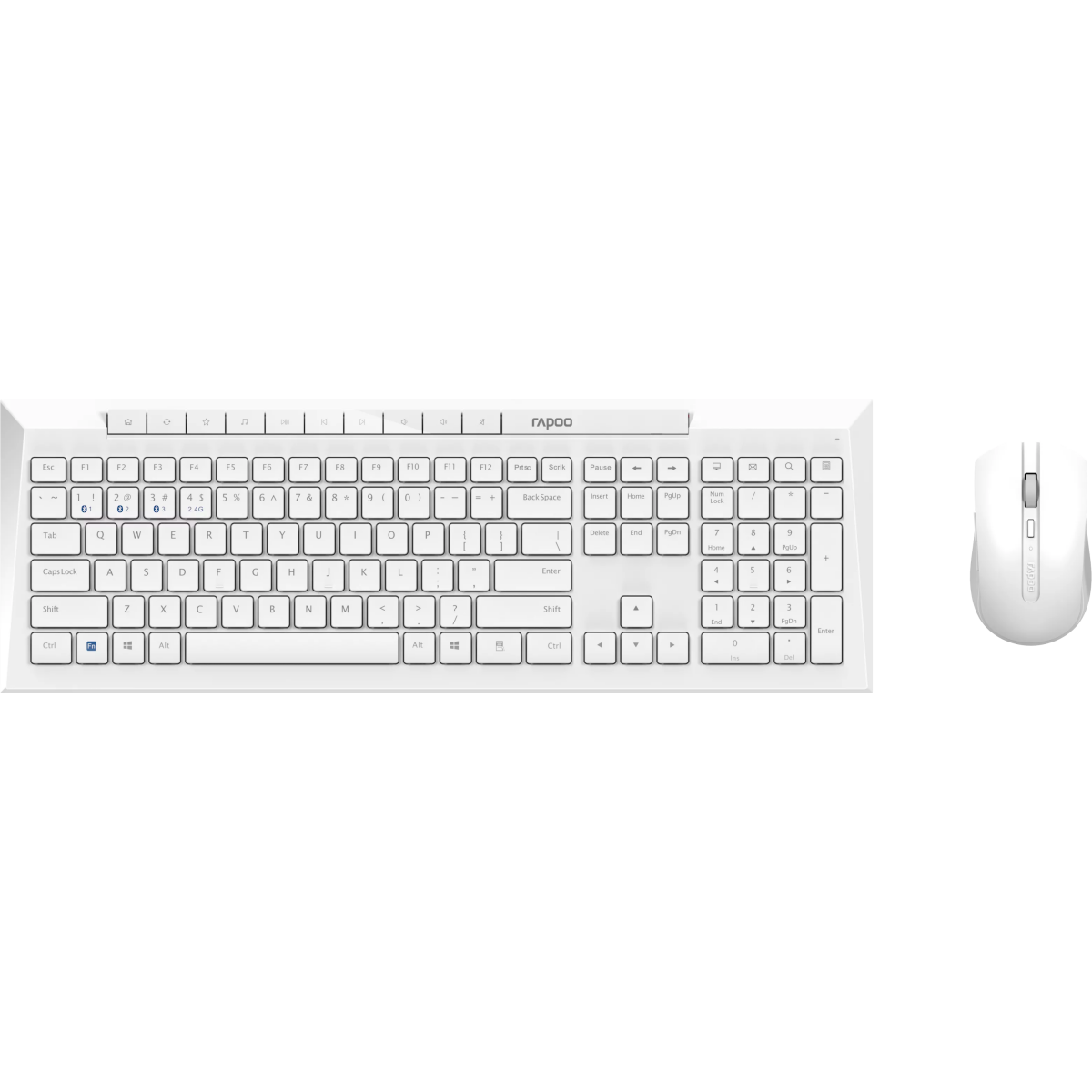 Клавиатура и мышь wireless Rapoo 8210M-WHT