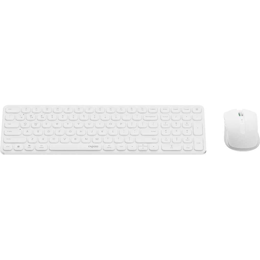 Клавиатура и мышь wireless Rapoo 9350S-WHT — изображение 2