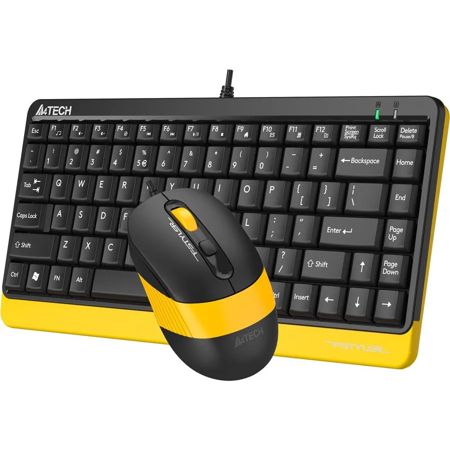 Клавиатура + мышь A4Tech Fstyler F1110 Bumblebee — изображение 4