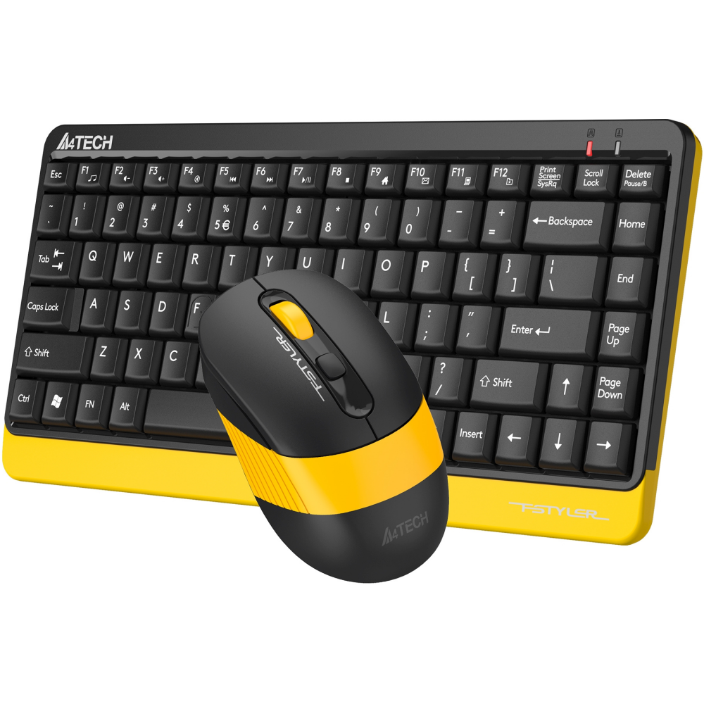 Клавиатура + мышь A4Tech Fstyler FG1110 Bumblebee — изображение 3