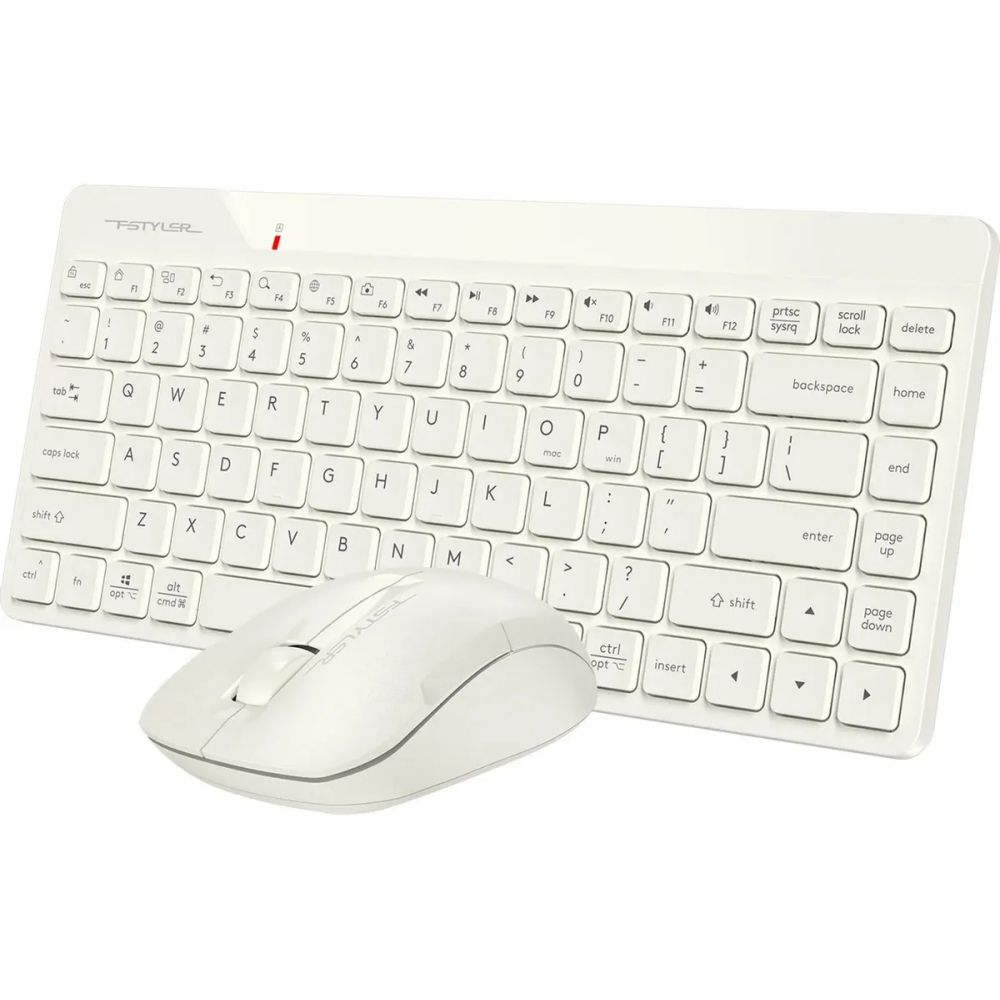 Клавиатура + мышь A4Tech Fstyler FG2200 Air2 Beige — изображение 4
