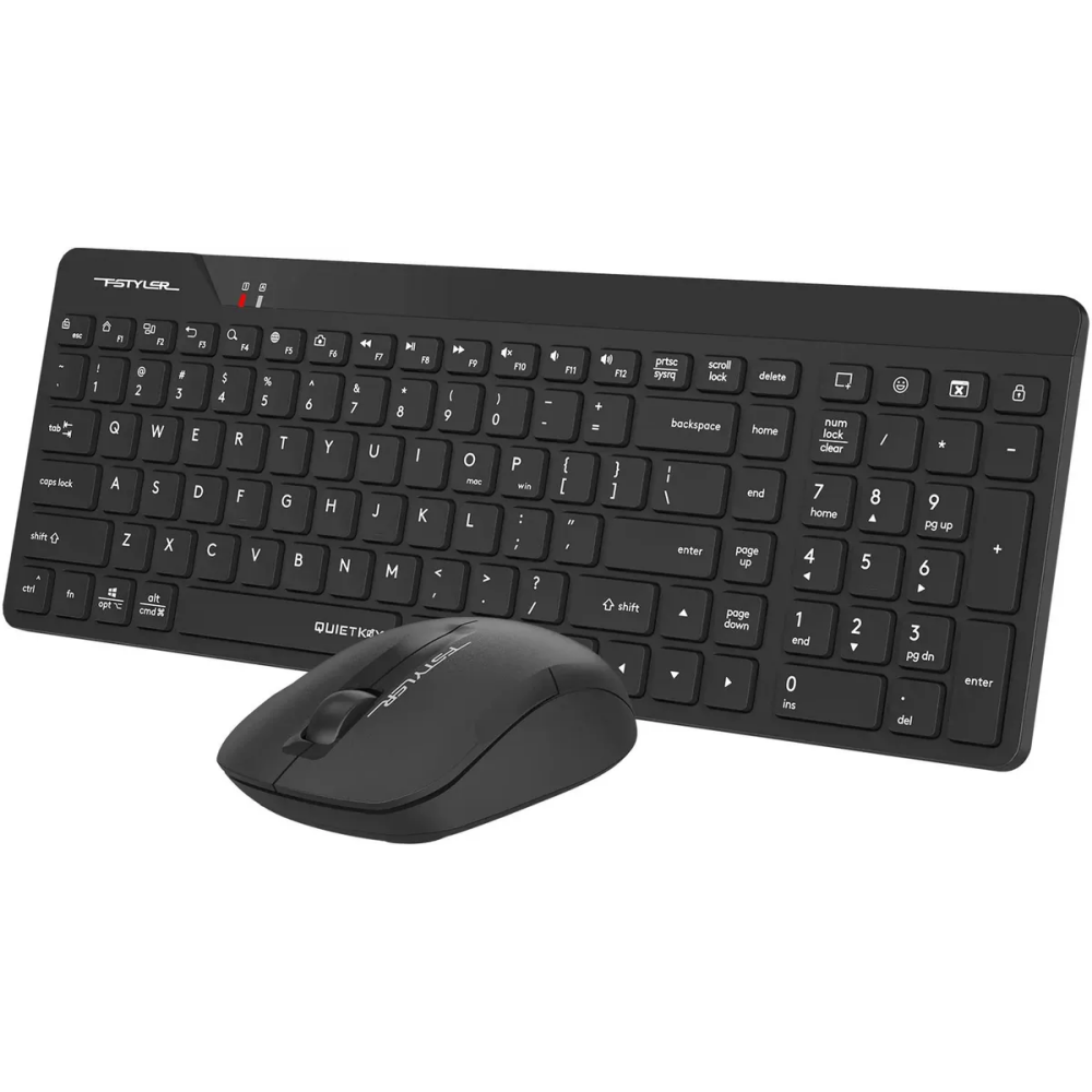 Клавиатура + мышь A4Tech Fstyler FG2300 Air2 Black — изображение 4