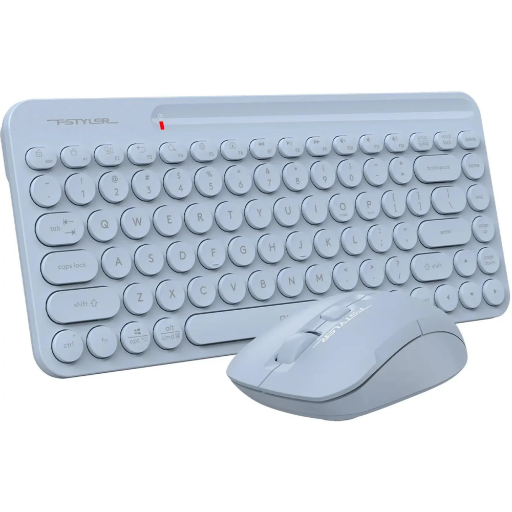 Клавиатура + мышь A4Tech Fstyler FG3200 Air2 Blue — изображение 3