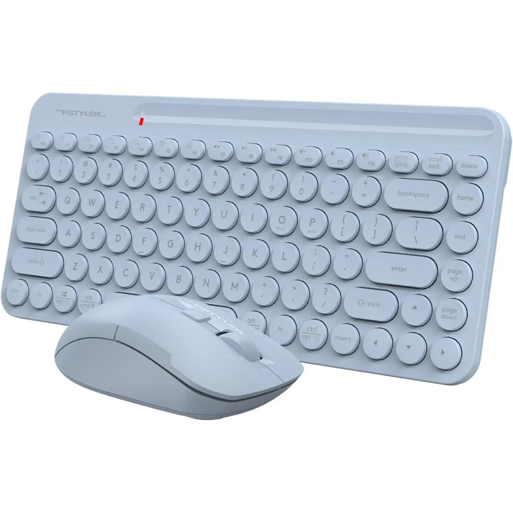 Клавиатура + мышь A4Tech Fstyler FG3200 Air2 Blue — изображение 4