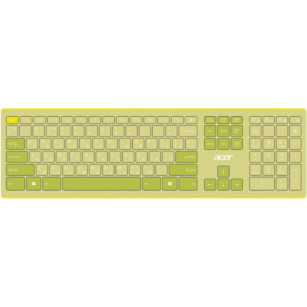 Клавиатура + мышь Acer OCC205 Green — изображение 2