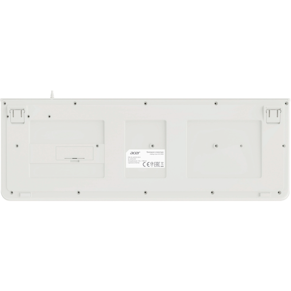 Клавиатура + мышь Acer OCC400 White — изображение 3