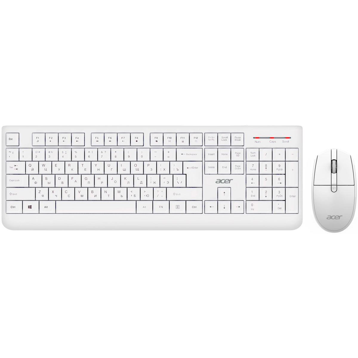Клавиатура + мышь Acer OCC401 White
