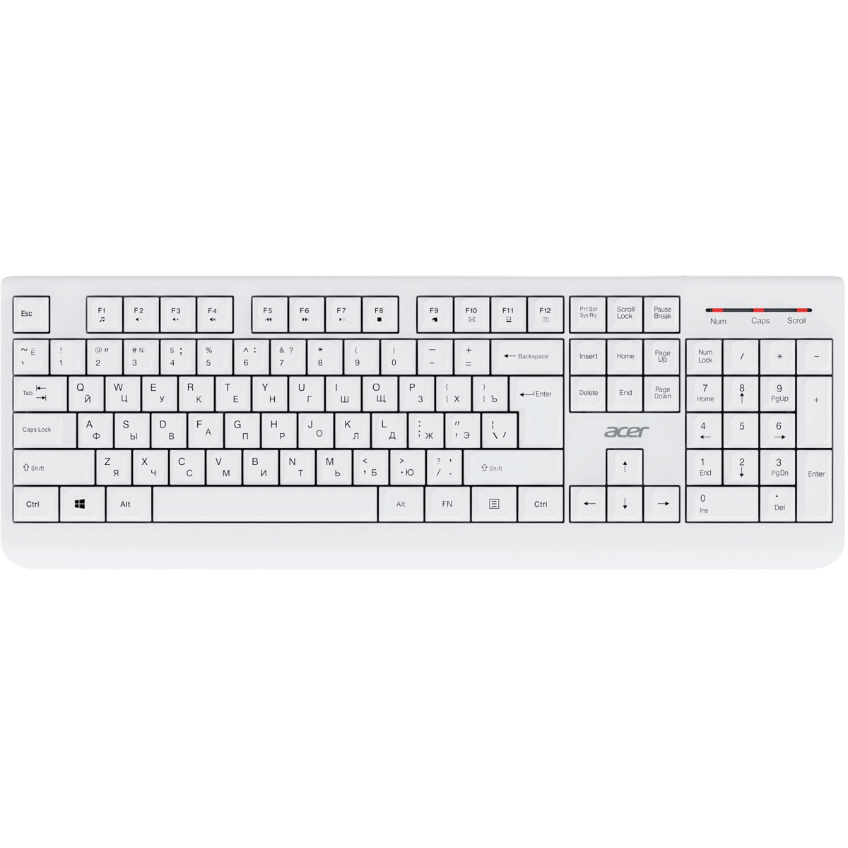 Клавиатура + мышь Acer OCC401 White — изображение 2