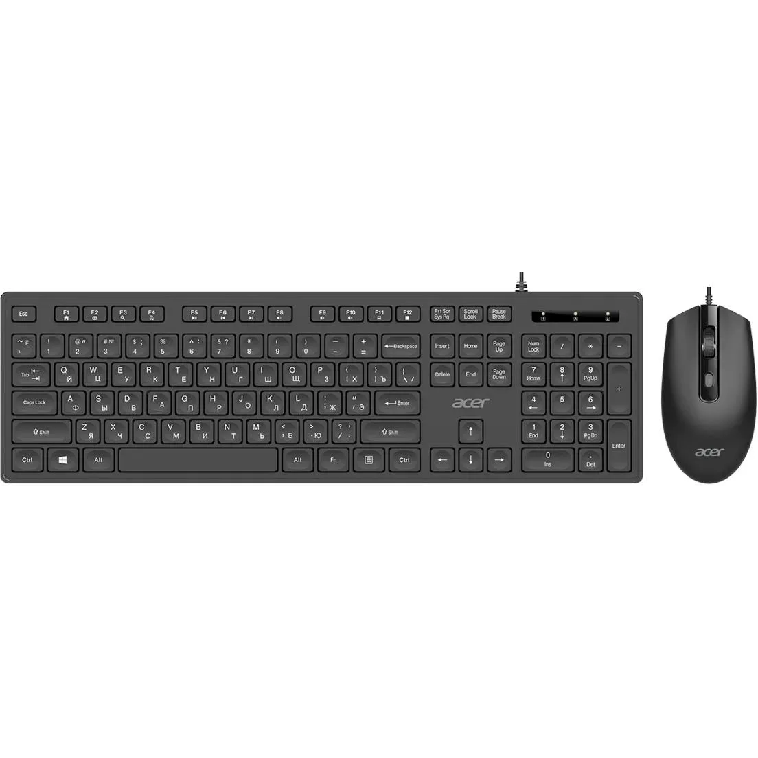 Клавиатура + мышь Acer OCC504 Black