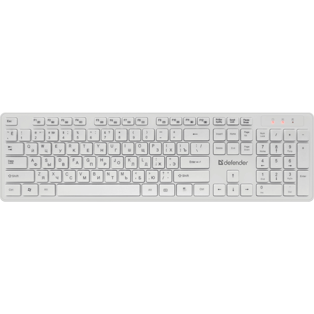 Клавиатура + мышь Defender Auckland C-987 White — изображение 2