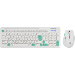 Клавиатура + мышь Defender Cerrato C-978 White/Blue