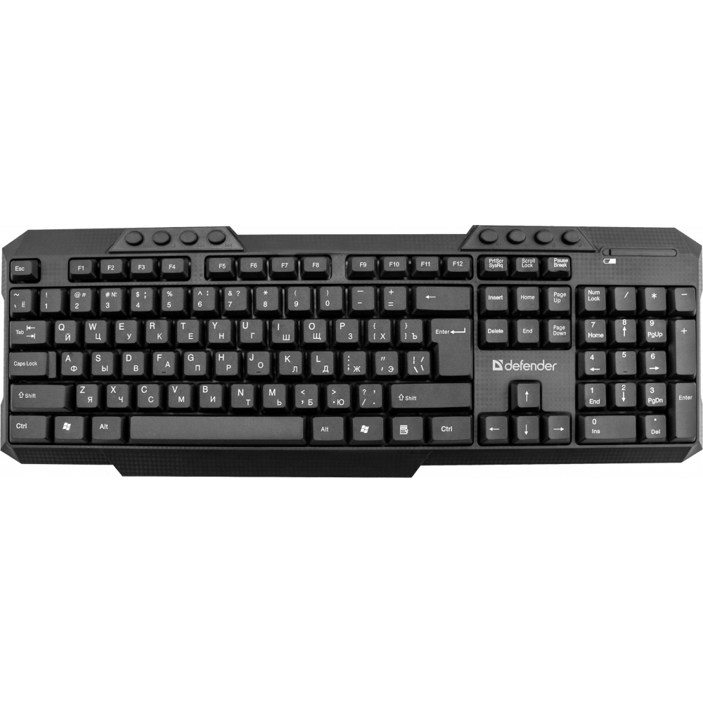 Клавиатура + мышь Defender Jakarta C-805 Black — изображение 2