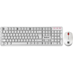 Клавиатура + мышь Defender Milan C-992 White