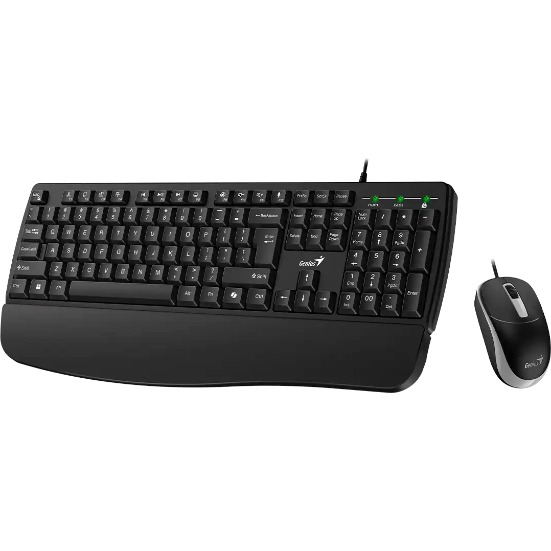 Клавиатура + мышь Genius KM-123 Black — изображение 2