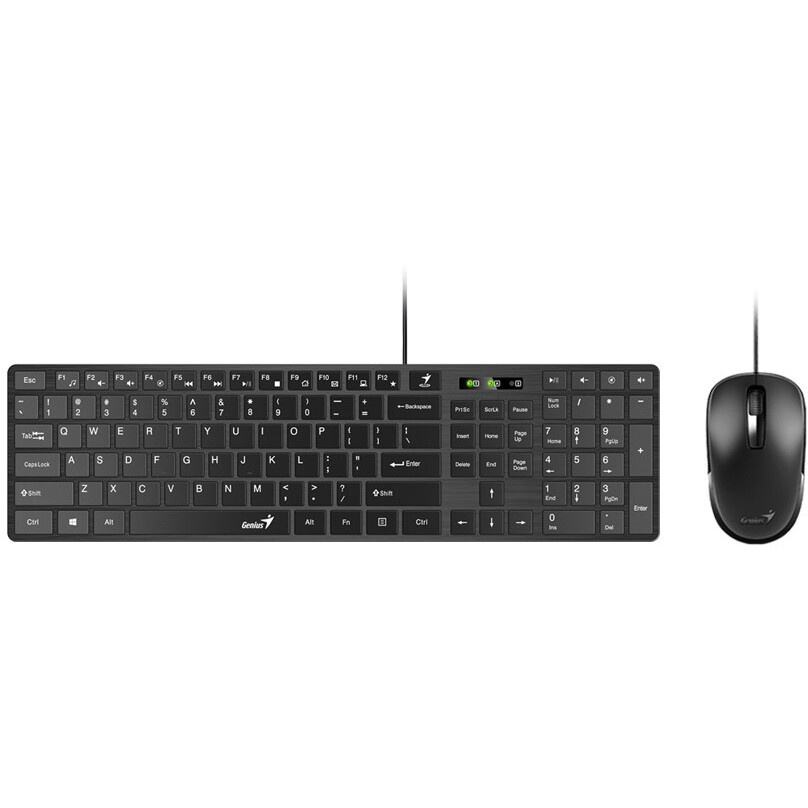 Клавиатура + мышь Genius SlimStar C126 Black