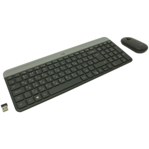 Клавиатура + мышь Logitech MK470 Slim Wireless Combo Black (920-009204/9180)