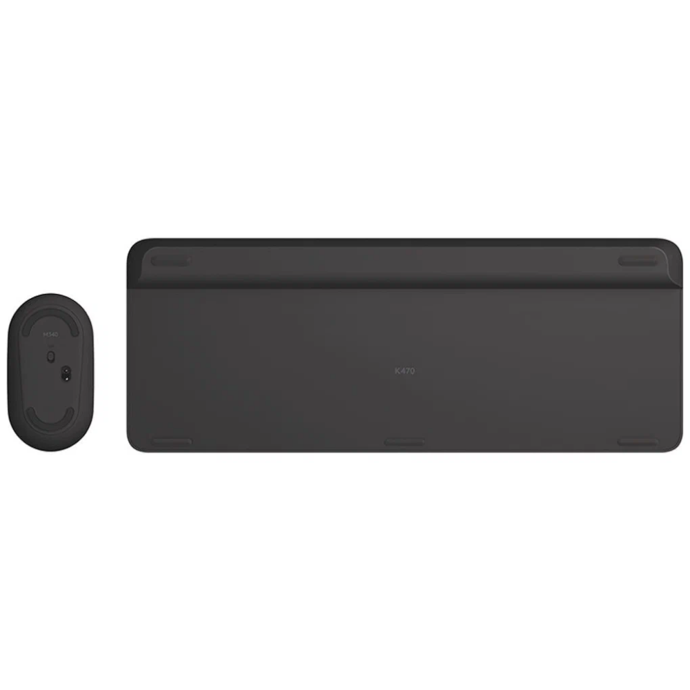 Клавиатура + мышь Logitech MK470 Slim Wireless Combo Black (920-009204/9180) — изображение 2